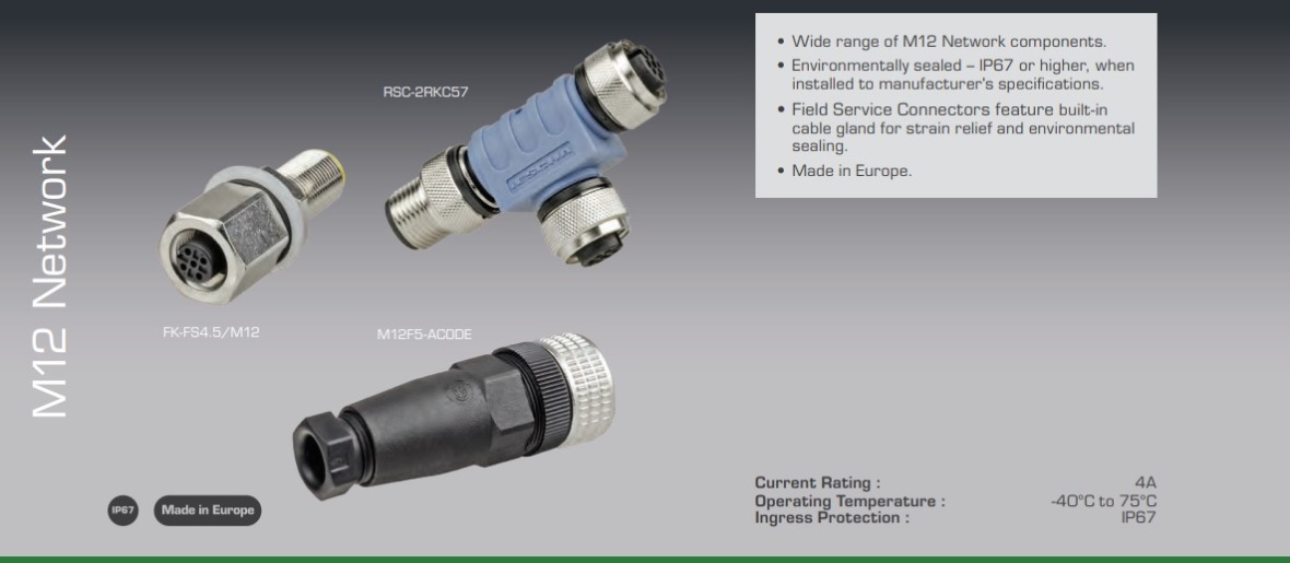 M12 Network Connectors