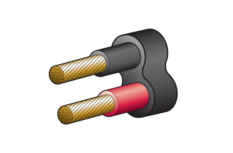 Twin Sheath Two Core Cable