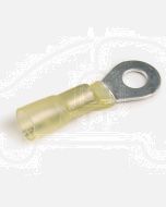 Quikcrimp HDC39 Yellow 5mm Heatshrink Ring Terminal