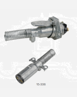 Ionnic 15-336 Trailer Connector - Truck - 2 Pin Metal Plug (12-24V)