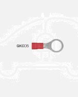 Quikcrimp 8.5mm Ring Pre-Insulated Terminal Red pack of 100