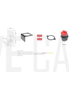 Ionnic MSU-01 Red Battery Isolator Universal Lockout Kit