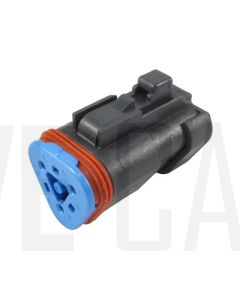 Deutsch DT06-3S-PP01 DT Series 3 Socket Plug