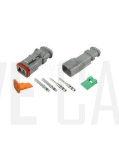 Deutsch DT2-1-E008 Connector Kit with Heatshrink Adapter