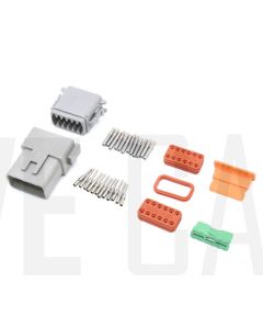 Deutsch DT12-3 12 Way Connector Kit with Nickel Contacts