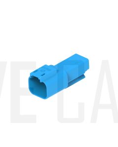 Deutsch DT04-2P-TN03/10 DT Series 2 Pin Blue Receptacle
