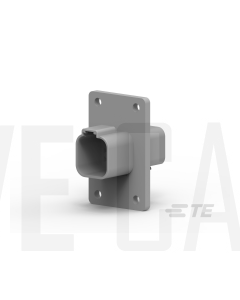 Deutsch DT04-6P-L012 Flange Mount Receptacle