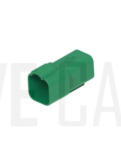 Deutsch DT04-6P-TN03/10 DT Series 6 Pin Green Receptacle