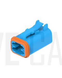 Deutsch DT06-4S-TN07/10 DT Series 4 Blue Socket Plug