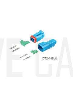 Deutsch DT2-1-BLU DT Series 2 Pin Blue Connector Kit