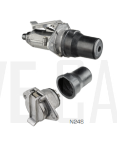 Ionnic N24S Trailer Connector - Truck - 7 Pin Receptacle Plug (24V)