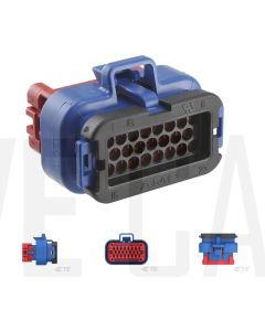 TE Connectivity AMPSEAL 770680-5 23 Circuit Connector Blue