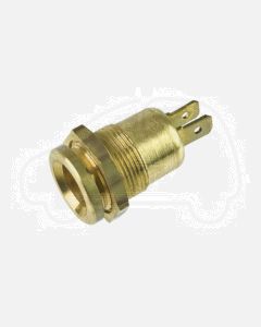 Ionnic DIN Plug Brass Socket - No cap /  12-24V