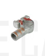 Ionnic 85mm2 Cable Size, Elbow Crimp Battery Terminal - Orange, Positive