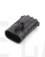 Delphi 12129615 3 Way Black Metri-Pack 150 Sealed Male Connector