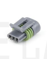 Delphi 12162279 3 Way Gray Metri-Pack 150.2 Sealed Female Connector