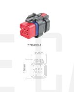 Ampseal 16 - 6 Circuit Plug Connector