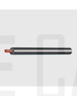 Ionnic TW100-BLK/WHT-500 Thin Wall Black Cable - White Trace (1.0mm2)