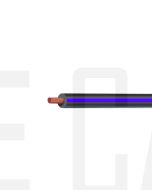 Ionnic TW100-BLK/BLU-500 Thin Wall Black Cable - Blue Trace (1.0mm2)