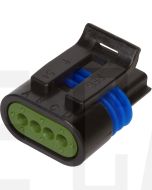 Delphi 12162188 4 Way Black Metri-Pack 150.2 Sealed Female Connector