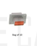 Deutsch DT04-12PA-L012/10 Flange Mount Receptacle - Bag of 10
