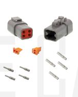 Deutsch DTP Series 4 Pole Connector Kit