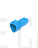 Deutsch DT04-3P-TN07/10 DT Series 3 Pin Blue Receptacle