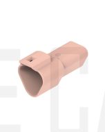 Deutsch DT04-3P-TN09/10 DT Series 3 Pin Brown Receptacle