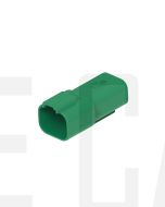 Deutsch DT04-4P-TN03/10 DT Series 4 Pin Green Receptacle