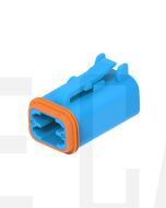 Deutsch DT06-4S-TN07/10 DT Series 4 Blue Socket Plug