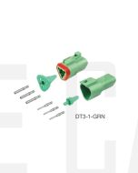 Deutsch DT3-1-GRN DT Series 3 Pin Green Connector Kit