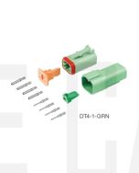 Deutsch DT4-1-GRN DT Series 4 Pin Green Connector Kit