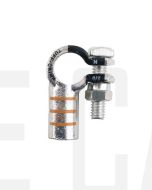 Ionnic 70mm2 Cable size Elbow Crimp Battery Terminal- Black, Negative