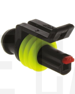 TE Connectivity 282079-1 AMP SUPERSEAL 1.5 Plug, 1 Row, 1 Way Connector Housing (Pack of 10)