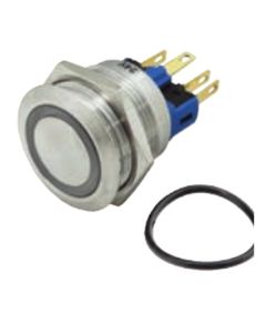 Ionnic L16-RB Vandal Switch Resistant 12-24V N/O & N/C - Blue